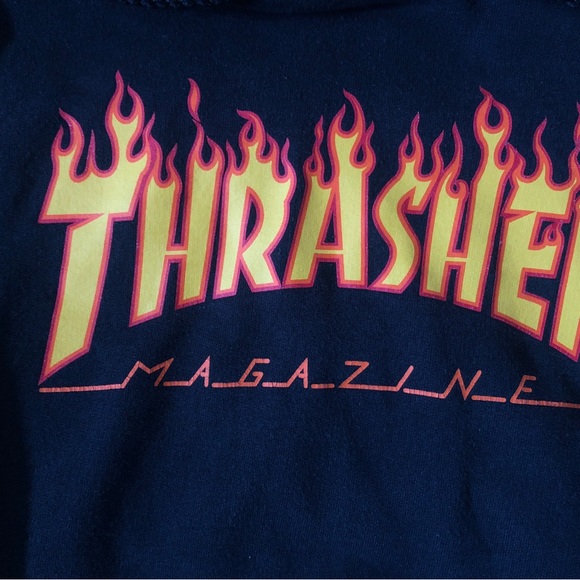 THRASHER BLACK HOODIE - Picture 3 of 3